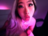 Amateur blonde girlfriend homemade blowjob and handjob