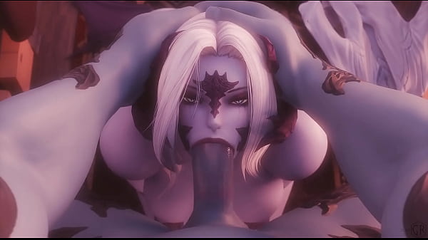 demon girl deepthroat facefuck